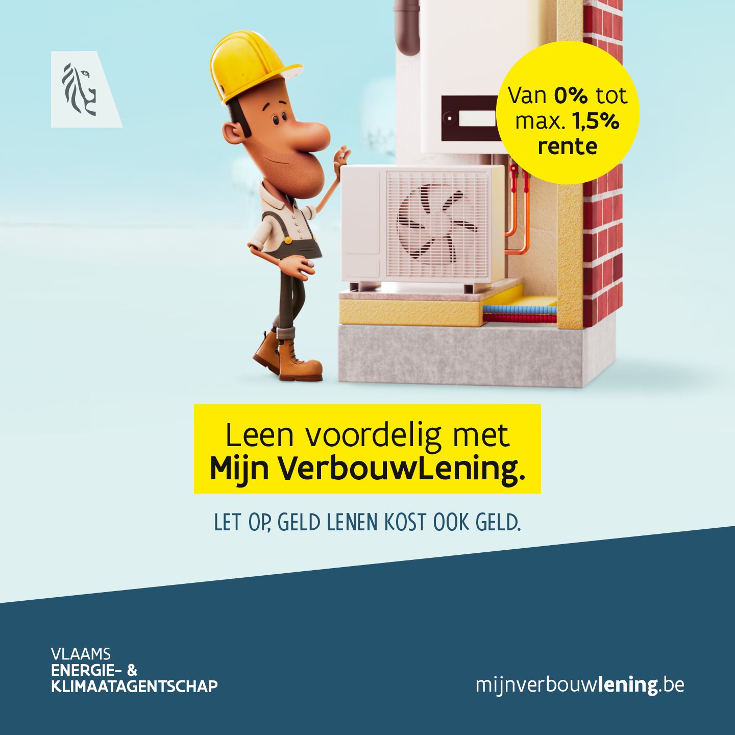 Vlaanderen versterkt renovatiegolf met nieuwe campagne over Mijn VerbouwLening